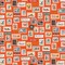 Postage Stamps in Red (rp802-re1) | Bon Voyage | Rifle Paper Co | Cotton+Steel